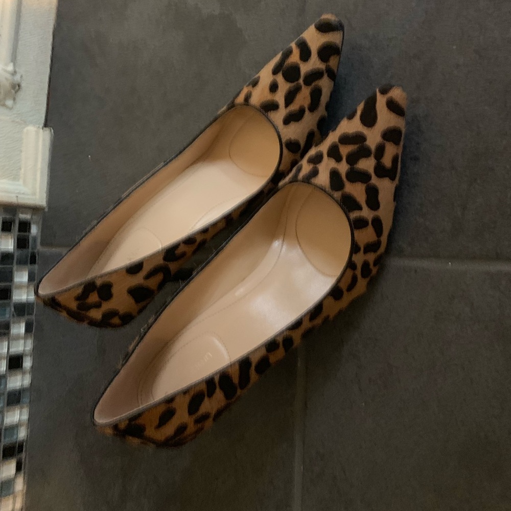 Calvin Klein leopard pony Dolly pumps